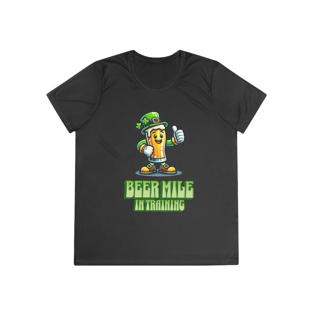 Beer Mile In Training - Ladies Competitor Tee - Forward Gear Athletics