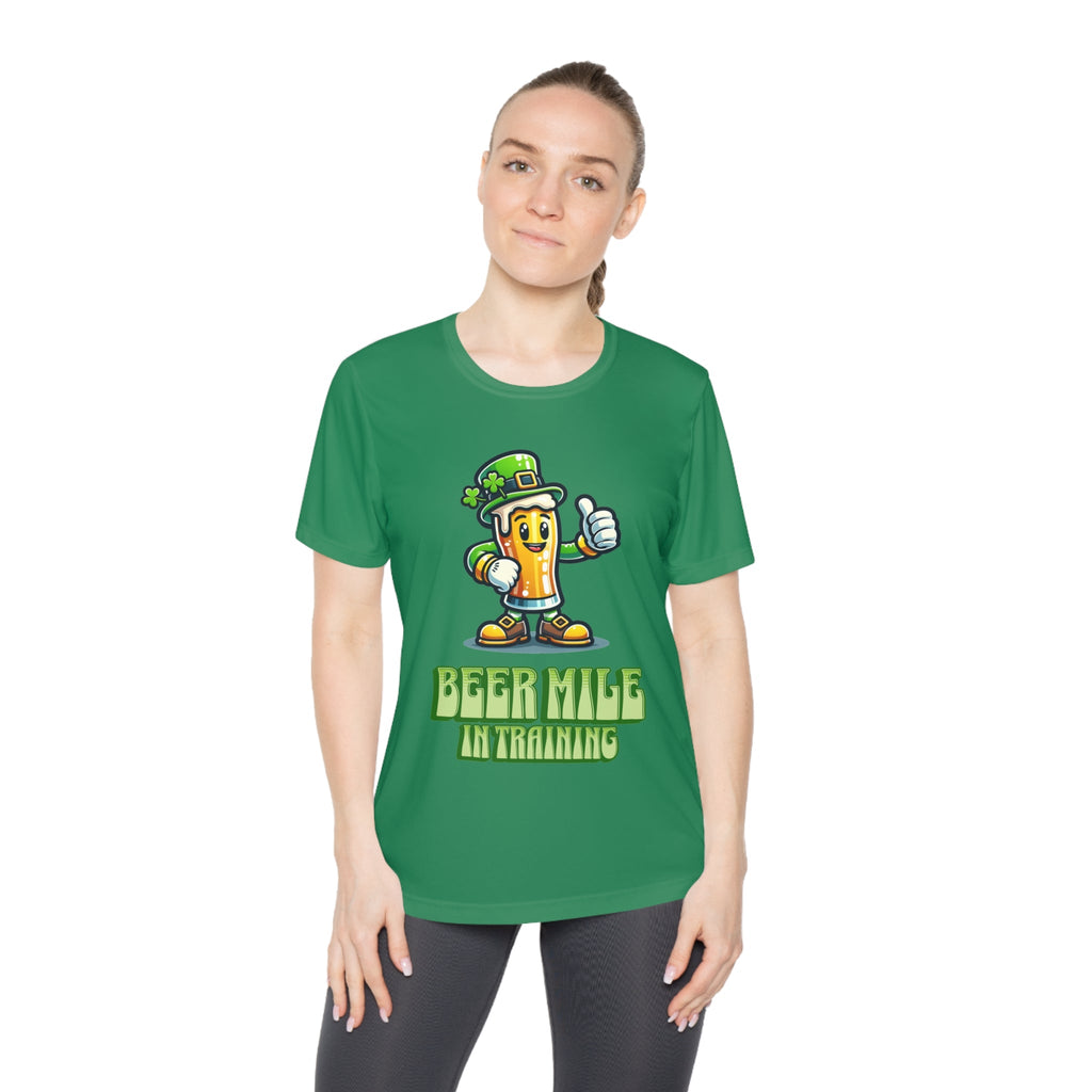 Beer Mile In Training - Ladies Competitor Tee - Forward Gear Athletics