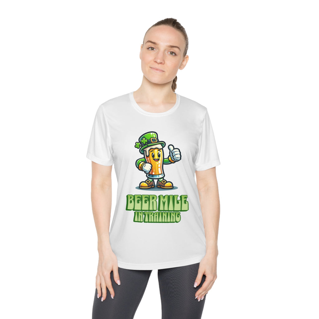 Beer Mile In Training - Ladies Competitor Tee - Forward Gear Athletics