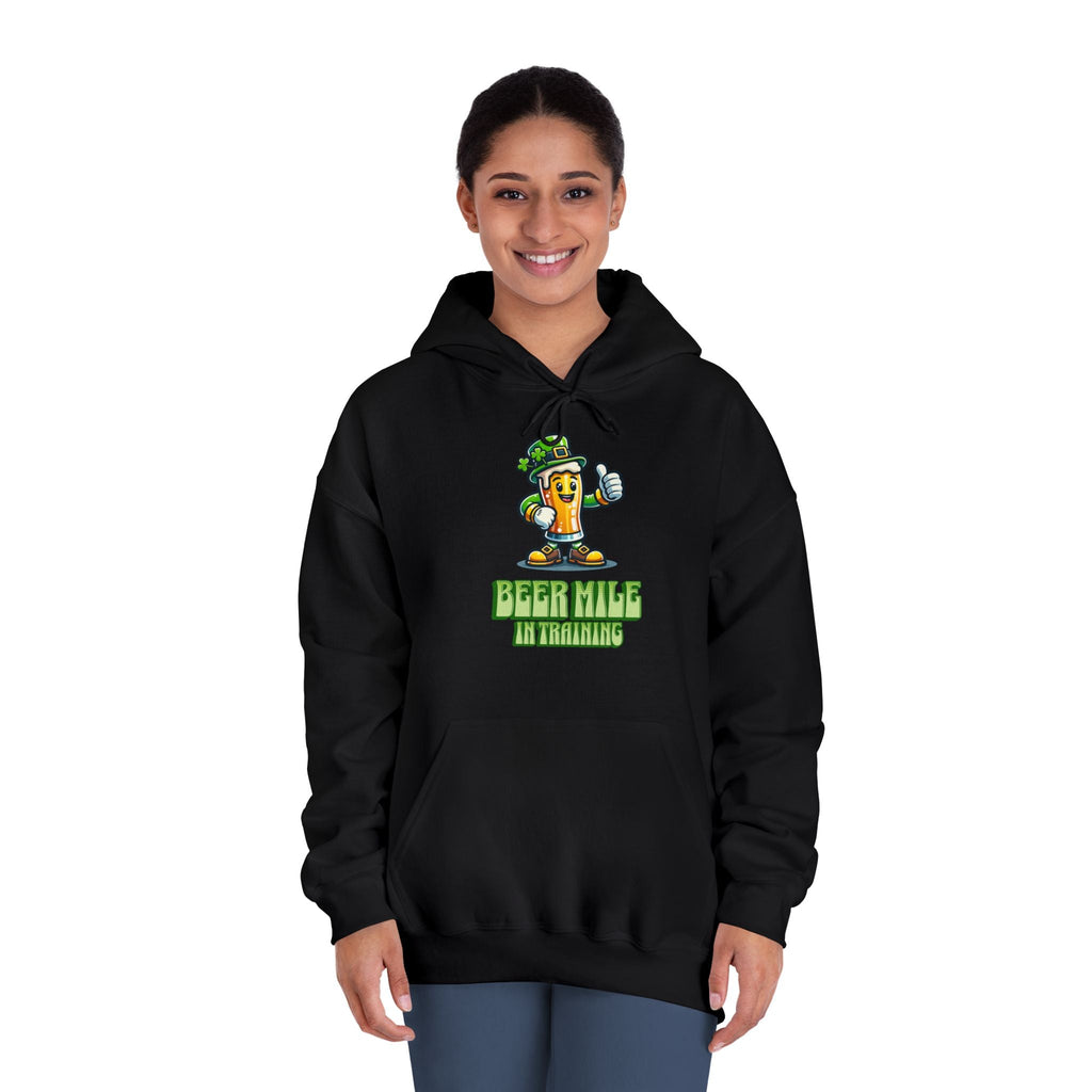 Beer Mile In Training - Unisex DryBlend Hooded Sweatshirt - Forward Gear Athletics