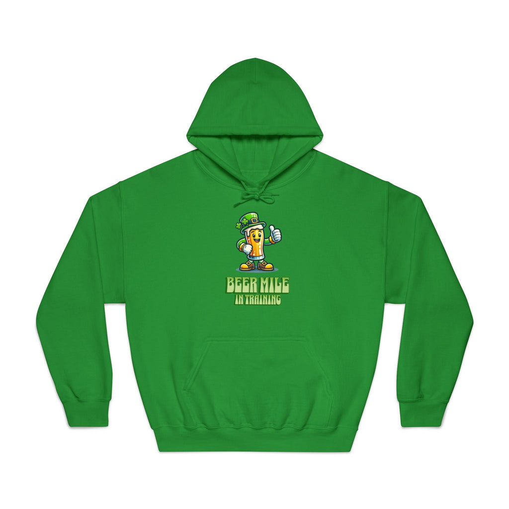 Beer Mile In Training - Unisex DryBlend Hooded Sweatshirt - Forward Gear Athletics