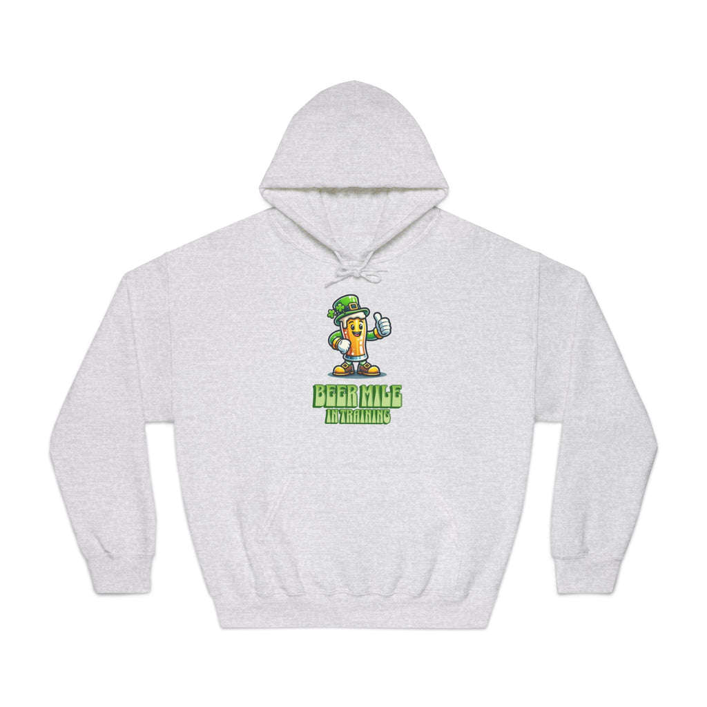 Beer Mile In Training - Unisex DryBlend Hooded Sweatshirt - Forward Gear Athletics
