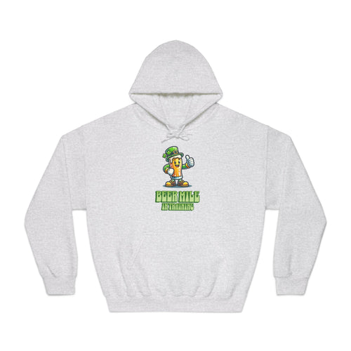 Beer Mile In Training - Unisex DryBlend Hooded Sweatshirt - Forward Gear Athletics