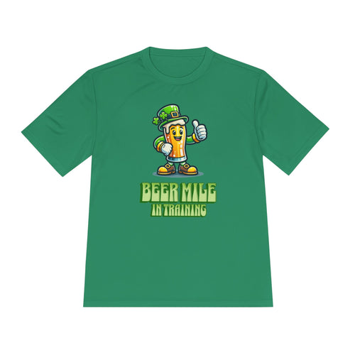 Beer Mile In Training - Unisex Moisture Wicking Tee - Forward Gear Athletics
