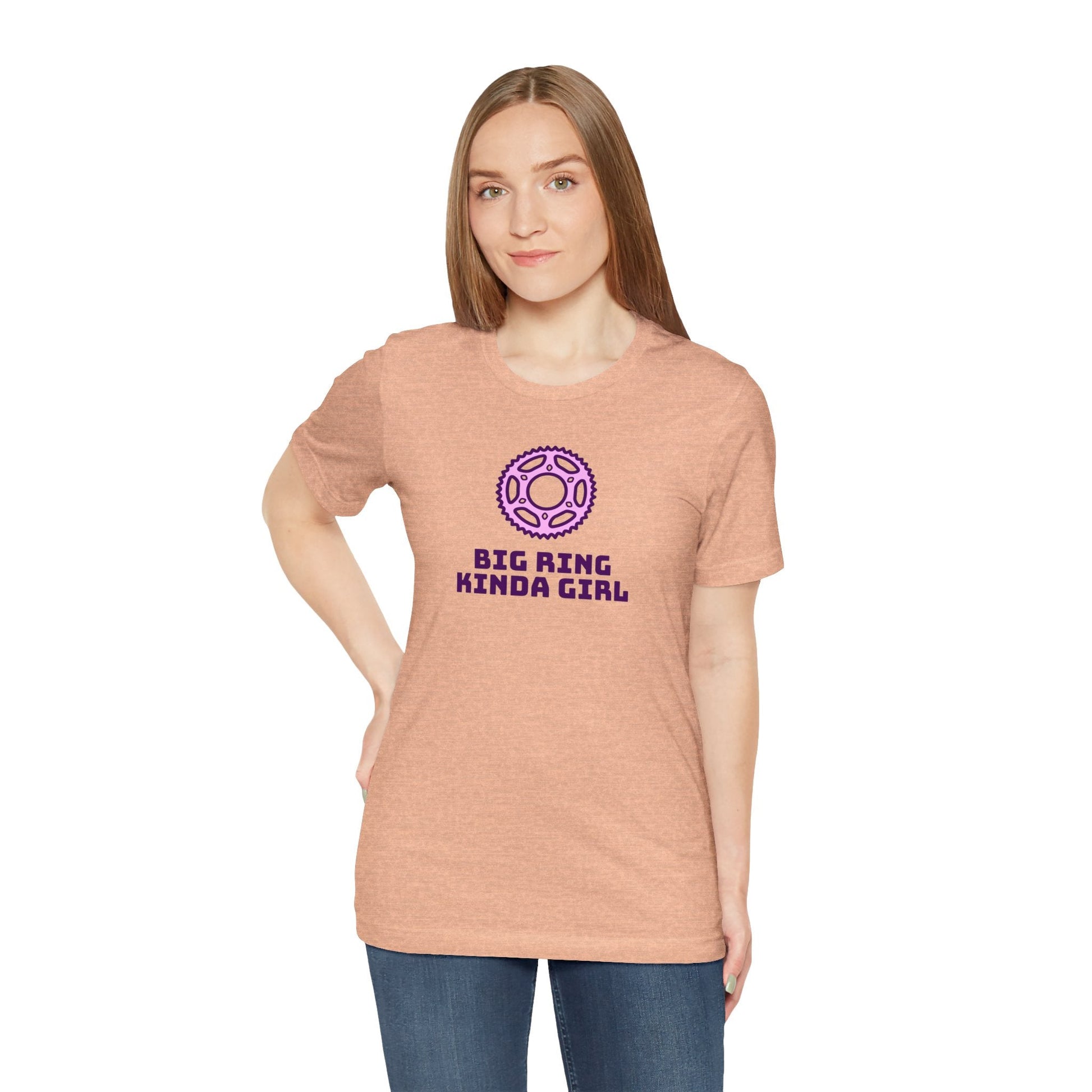 Big Ring Kinda Girl - Cycling - Unisex Tee - Forward Gear Athletics