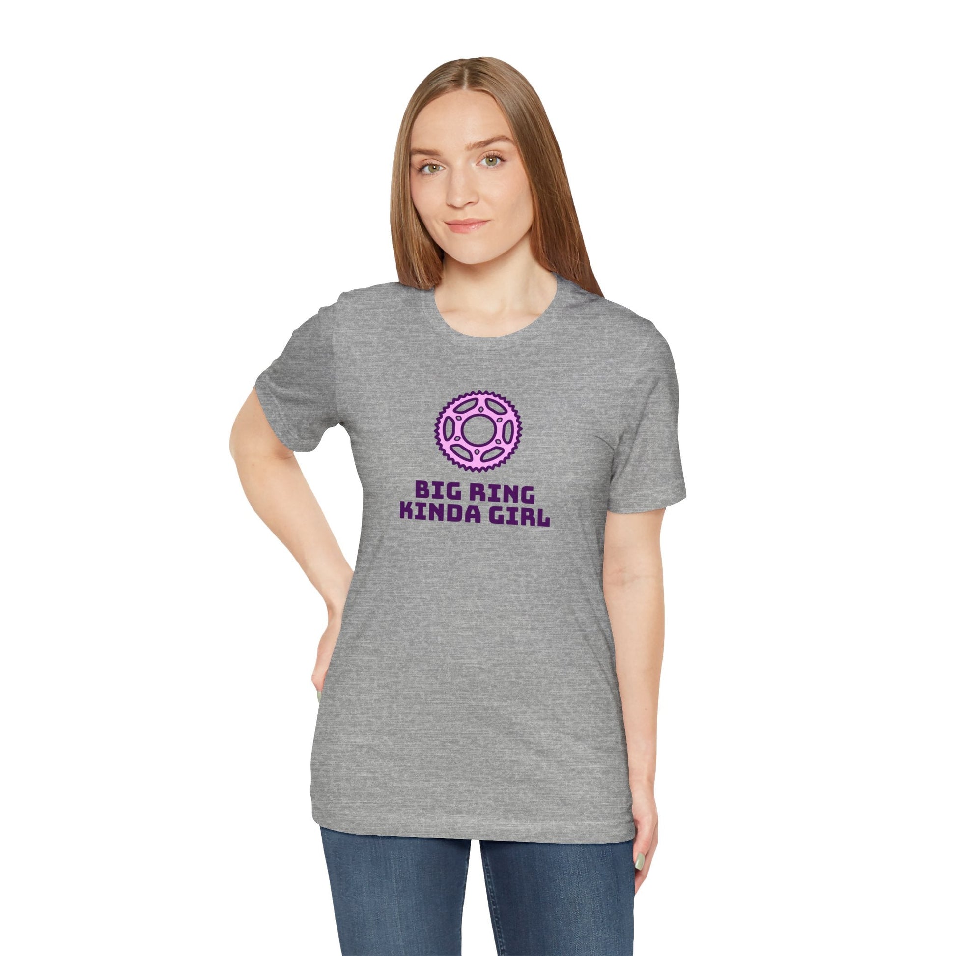 Big Ring Kinda Girl - Cycling - Unisex Tee - Forward Gear Athletics