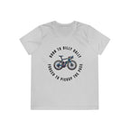 Born to Dilly Dally, Forced to Pickup the Pace Cycling - Ladies - Fit Competitor Tee - Forward Gear Athletics