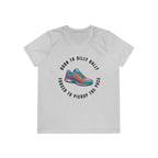 Born to Dilly Dally, Forced to Pickup the Pace Running - Ladies - Fit Competitor Tee - Forward Gear Athletics
