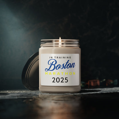 Boston Marathon - In Training 2025 - Scented Soy Candle, 9oz - Forward Gear Athletics