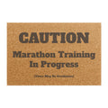 Caution - Marathon Training In Progress - Doormat - Forward Gear Athletics