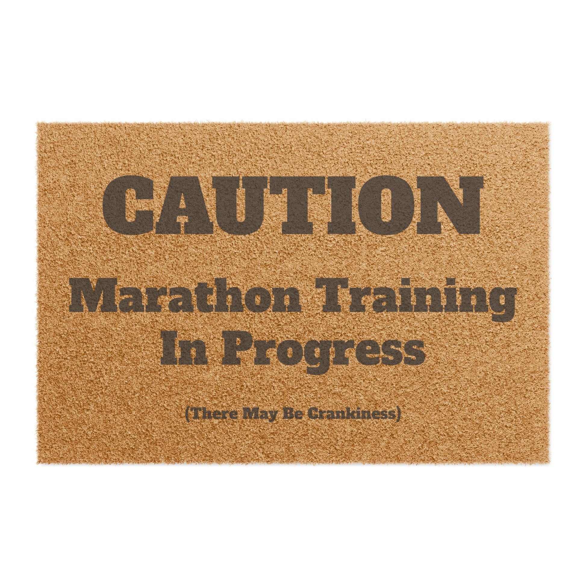 Caution - Marathon Training In Progress - Doormat - Forward Gear Athletics