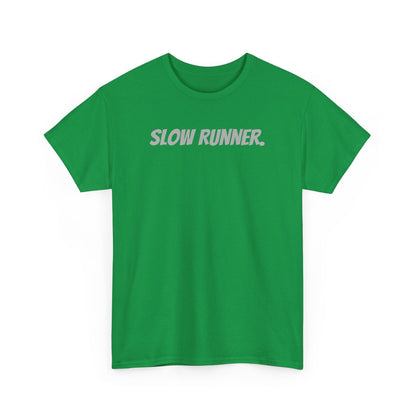 Caution - Slow Runner - Unisex Heavy Cotton Tee - Forward Gear Athletics