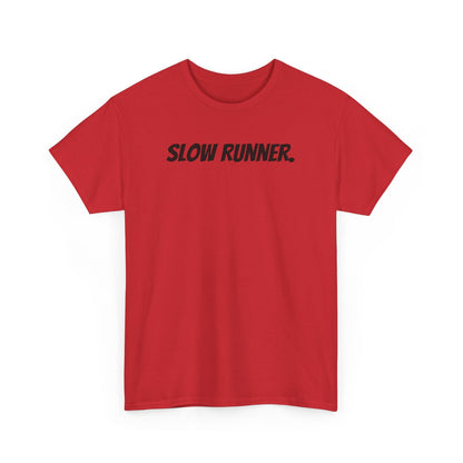 Caution - Slow Runner - Unisex Heavy Cotton Tee - Forward Gear Athletics