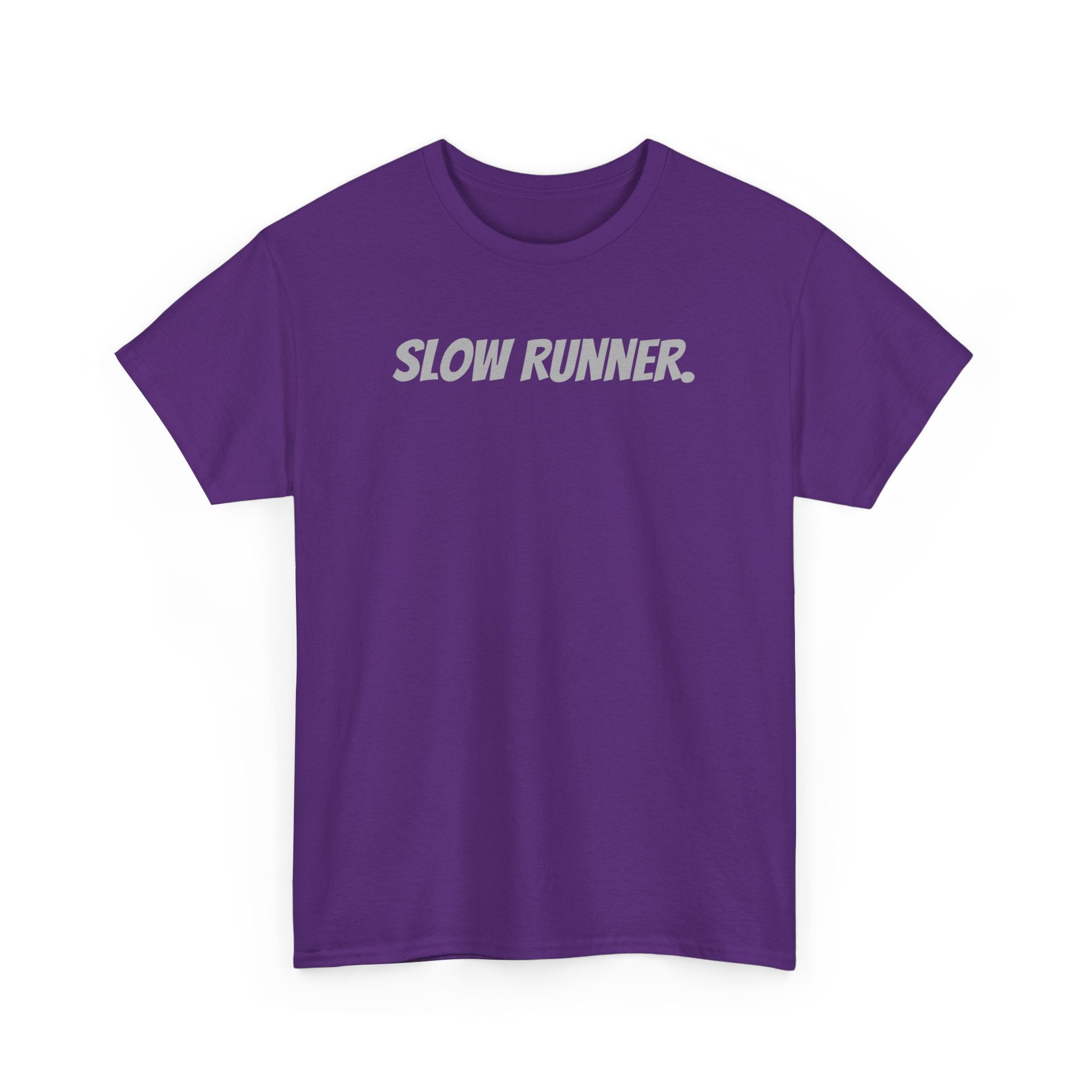 Caution - Slow Runner - Unisex Heavy Cotton Tee - Forward Gear Athletics