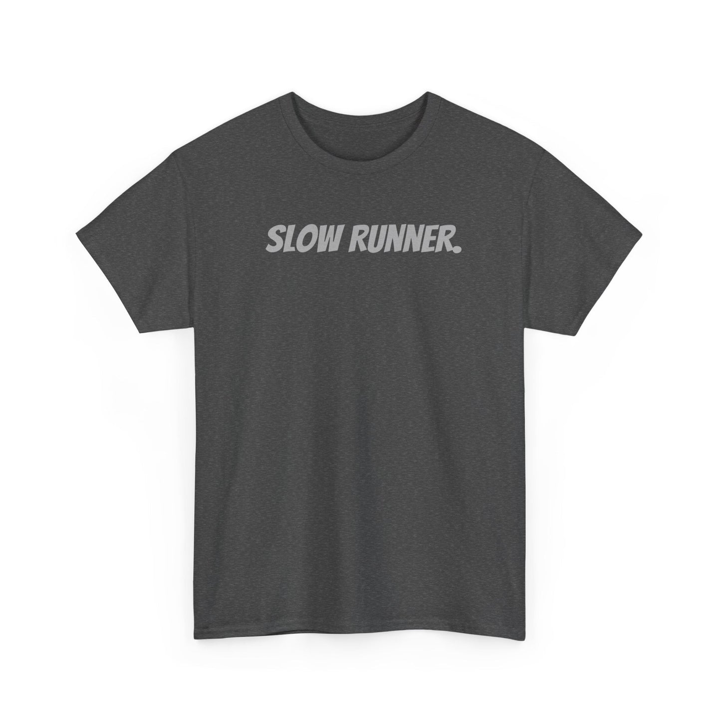 Caution - Slow Runner - Unisex Heavy Cotton Tee - Forward Gear Athletics