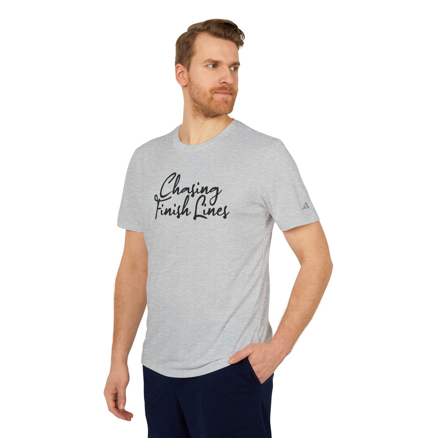 Chasing Finish Lines - adidas® Unisex Sport T - shirt - Forward Gear Athletics