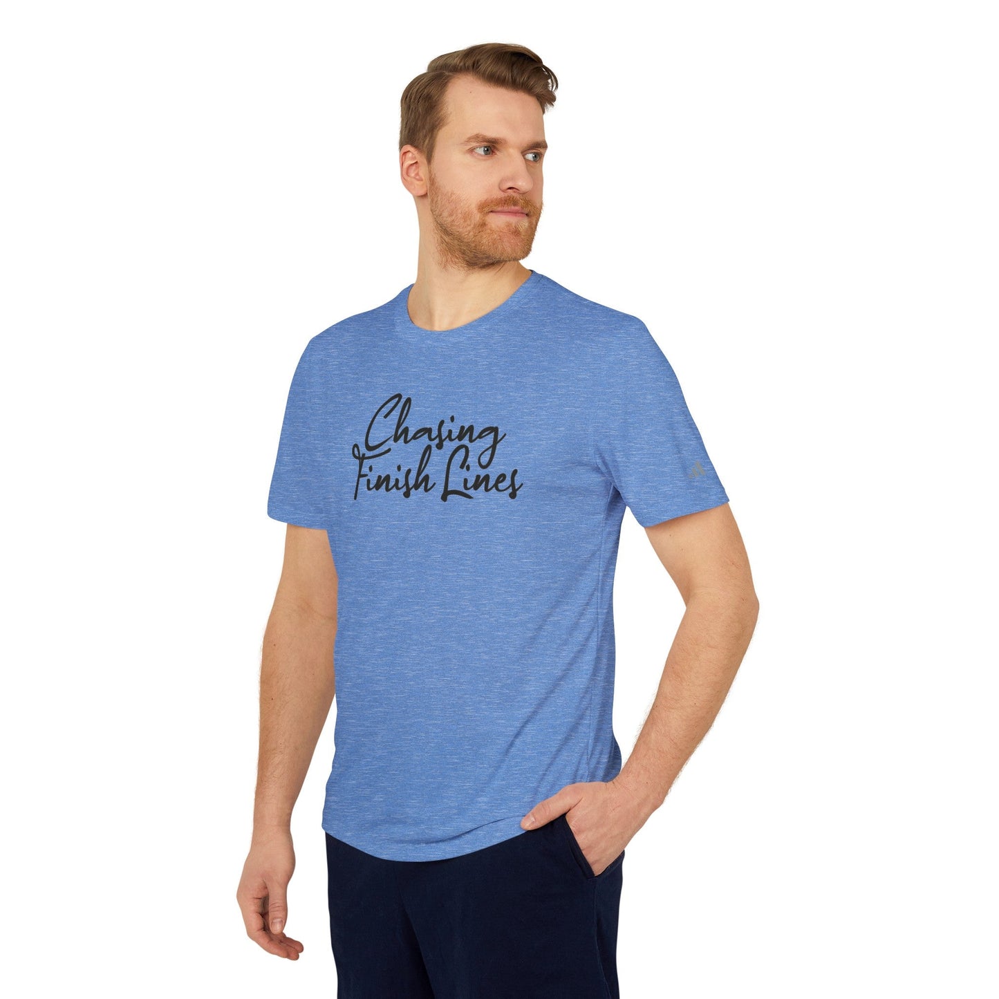 Chasing Finish Lines - adidas® Unisex Sport T - shirt - Forward Gear Athletics