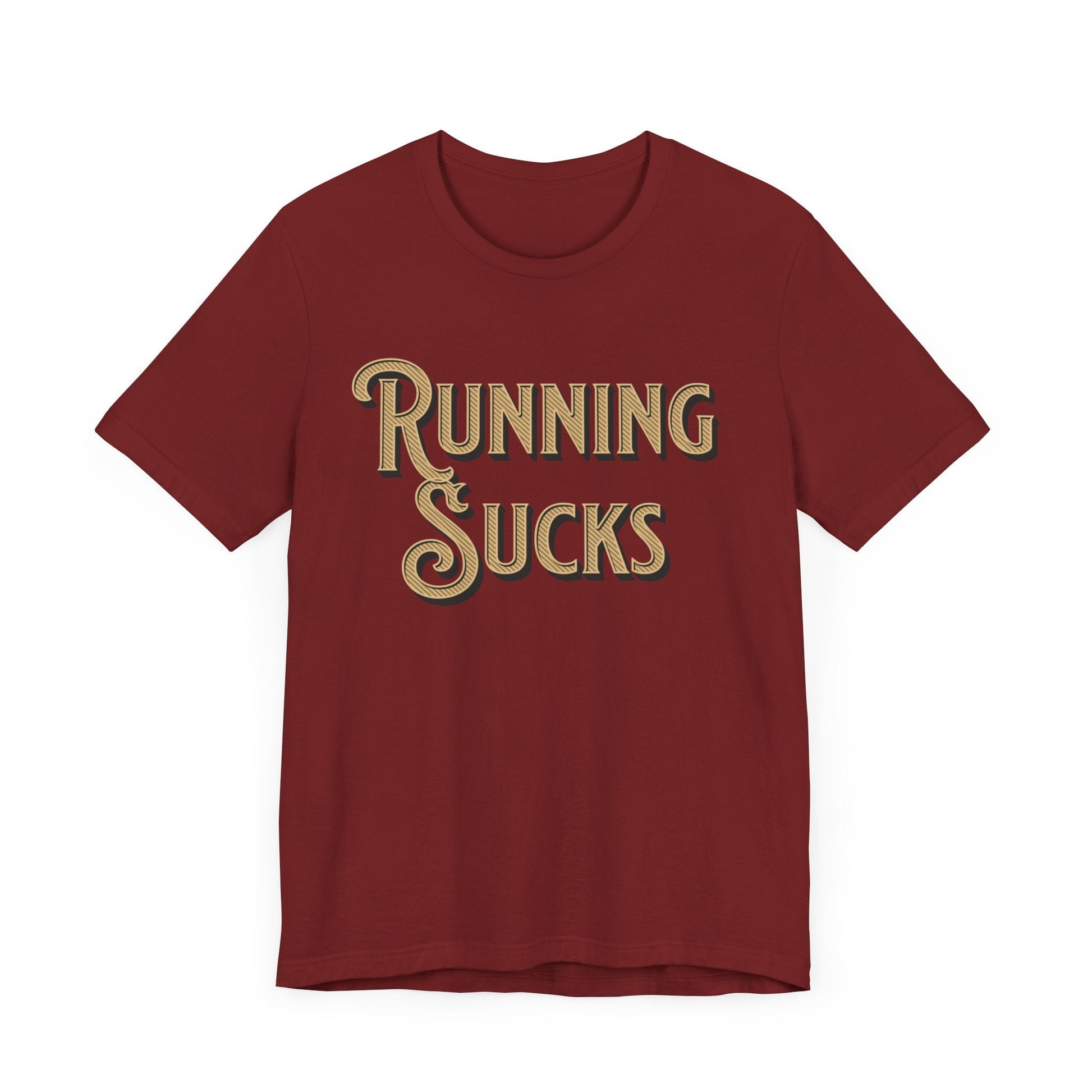 Classic Gold - Running Sucks Tee - Forward Gear Athletics