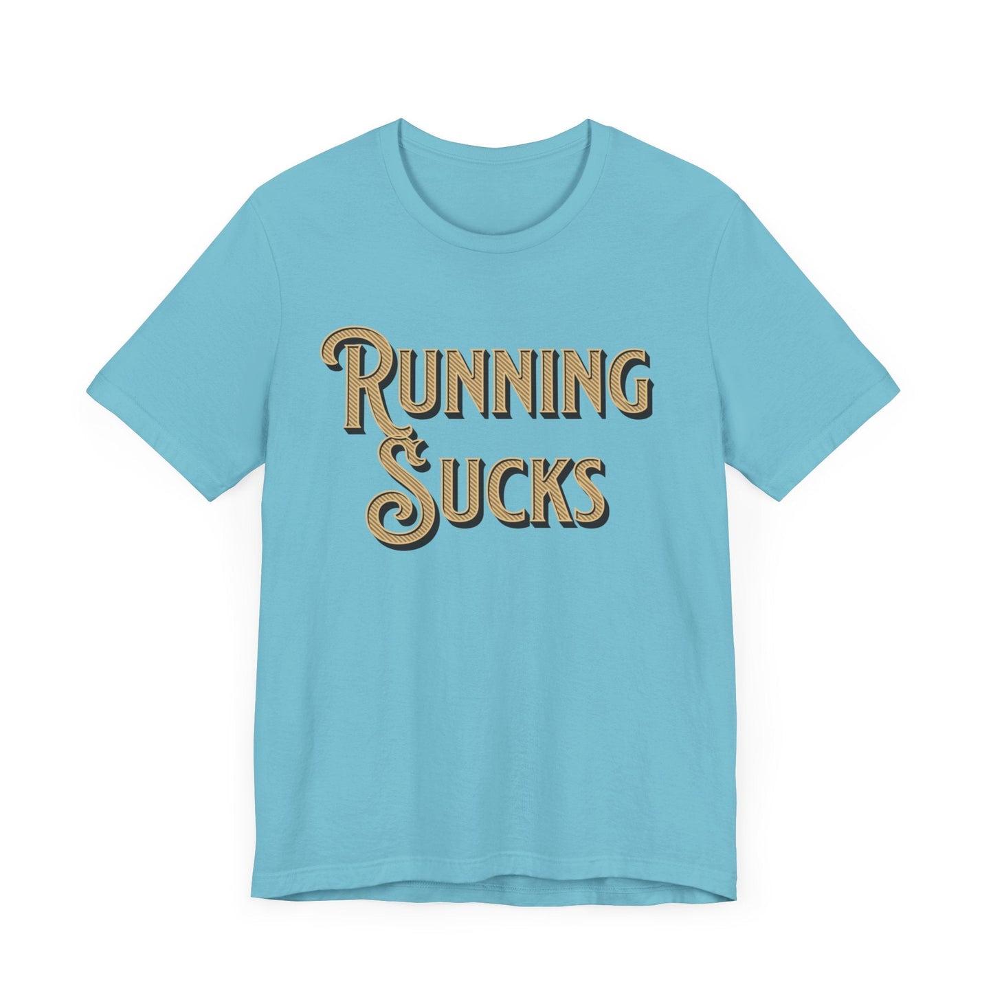 Classic Gold - Running Sucks Tee - Forward Gear Athletics