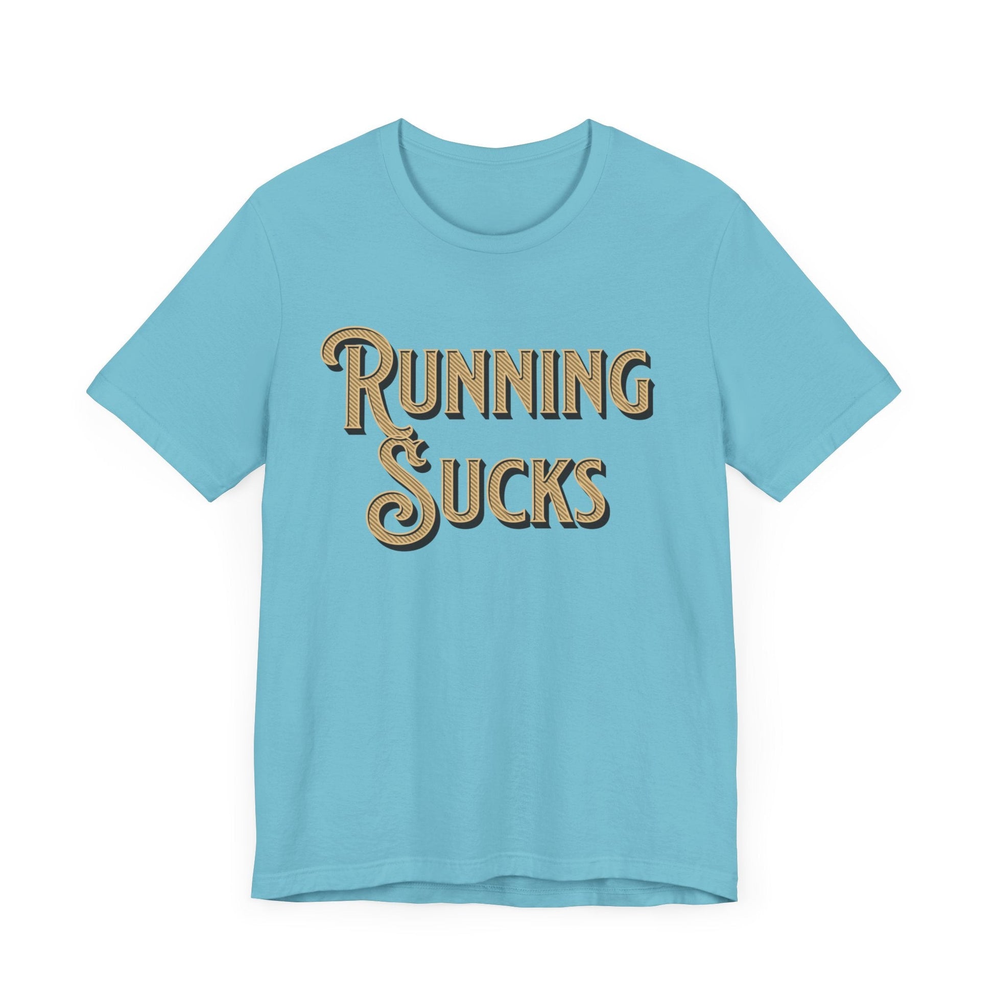 Classic Gold - Running Sucks Tee - Forward Gear Athletics