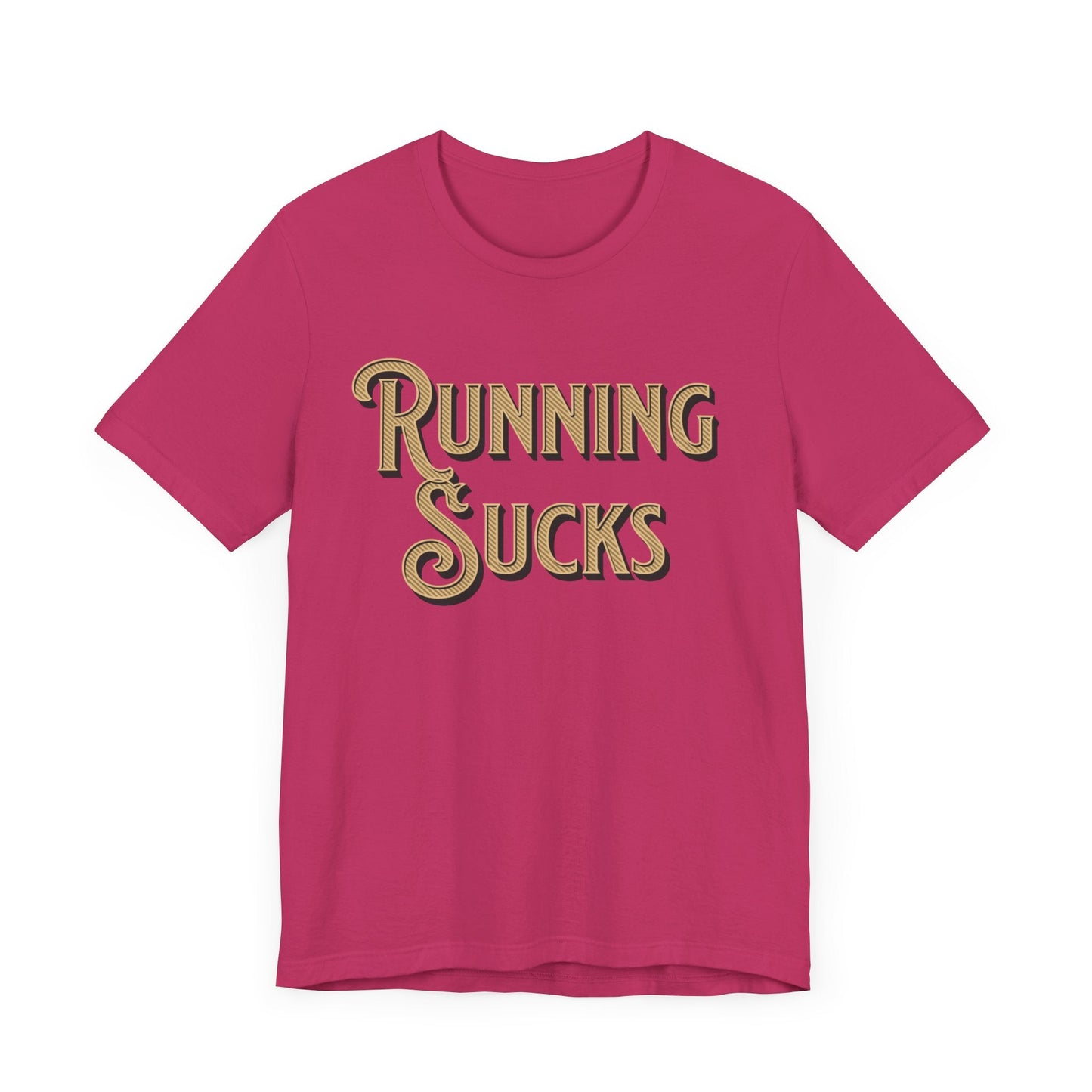 Classic Gold - Running Sucks Tee - Forward Gear Athletics