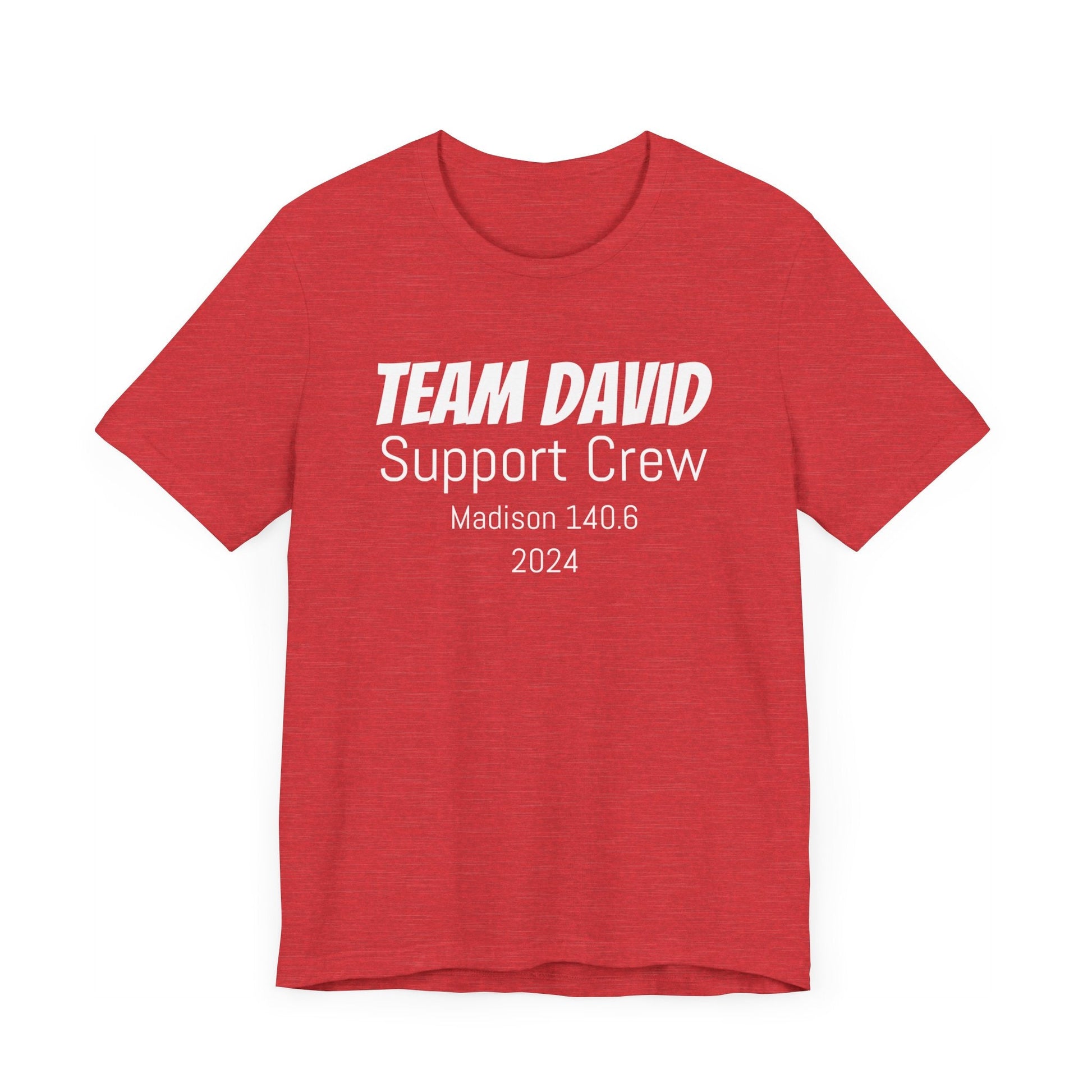 Customized Race Support Crew T-Shirt - 3 Personalization Fields: Name, Race, and Year - Unisex - Forward Gear Athletics