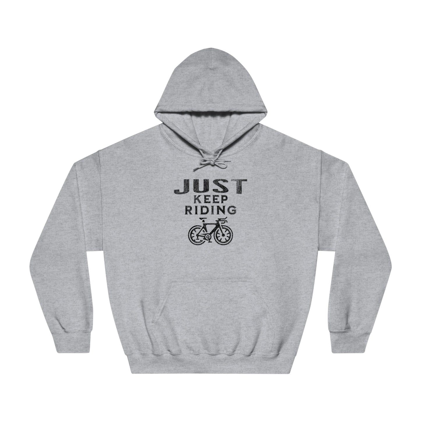 Cycling - Just Keep Moving (Black print) Hoodie - Unisex - Forward Gear Athletics