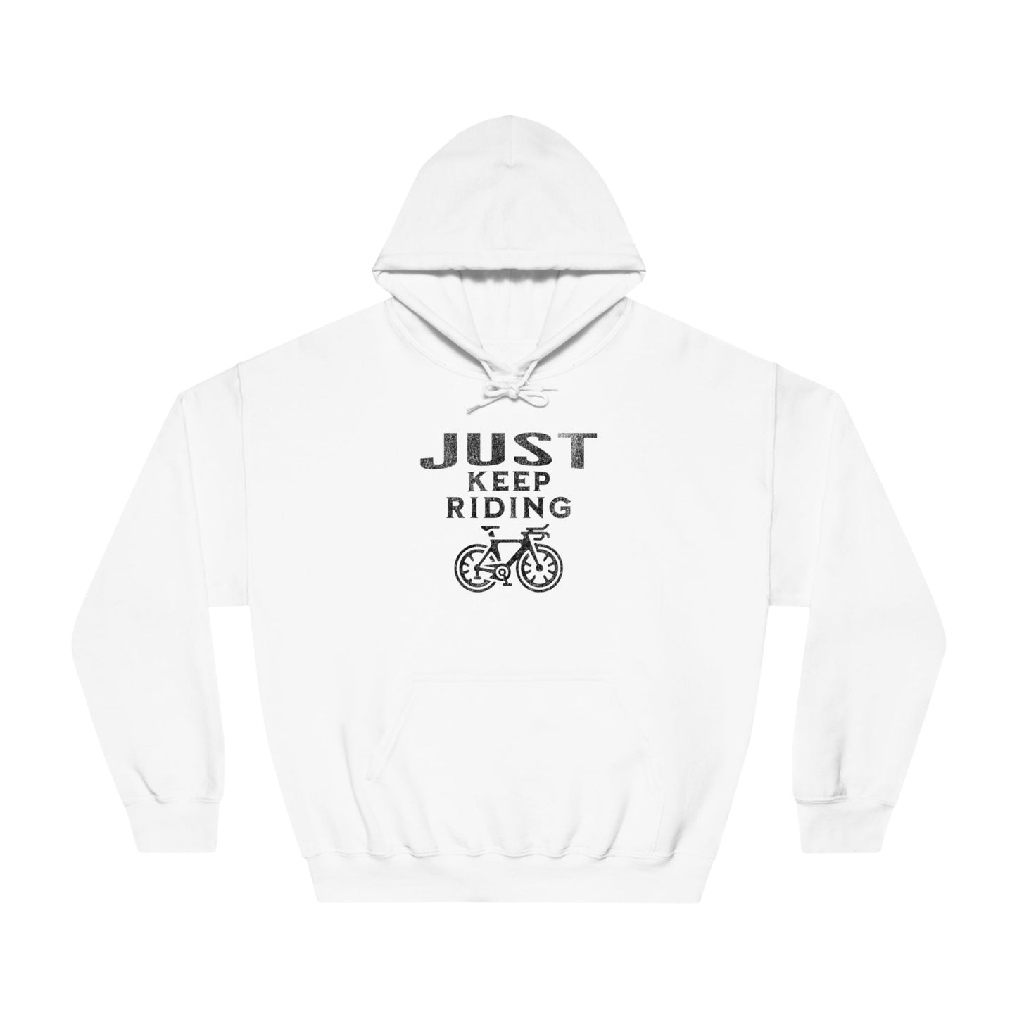 Cycling - Just Keep Moving (Black print) Hoodie - Unisex - Forward Gear Athletics