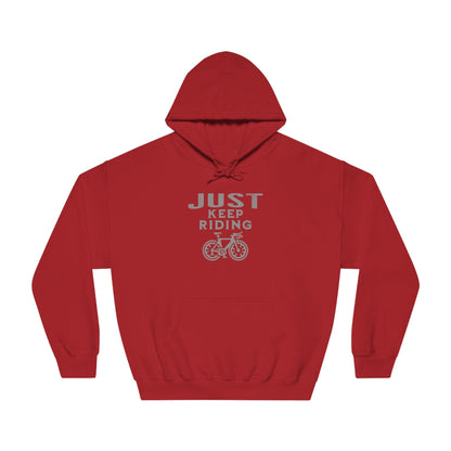 Cycling - Just Keep Moving (Grey print) Hoodie - Unisex - Forward Gear Athletics