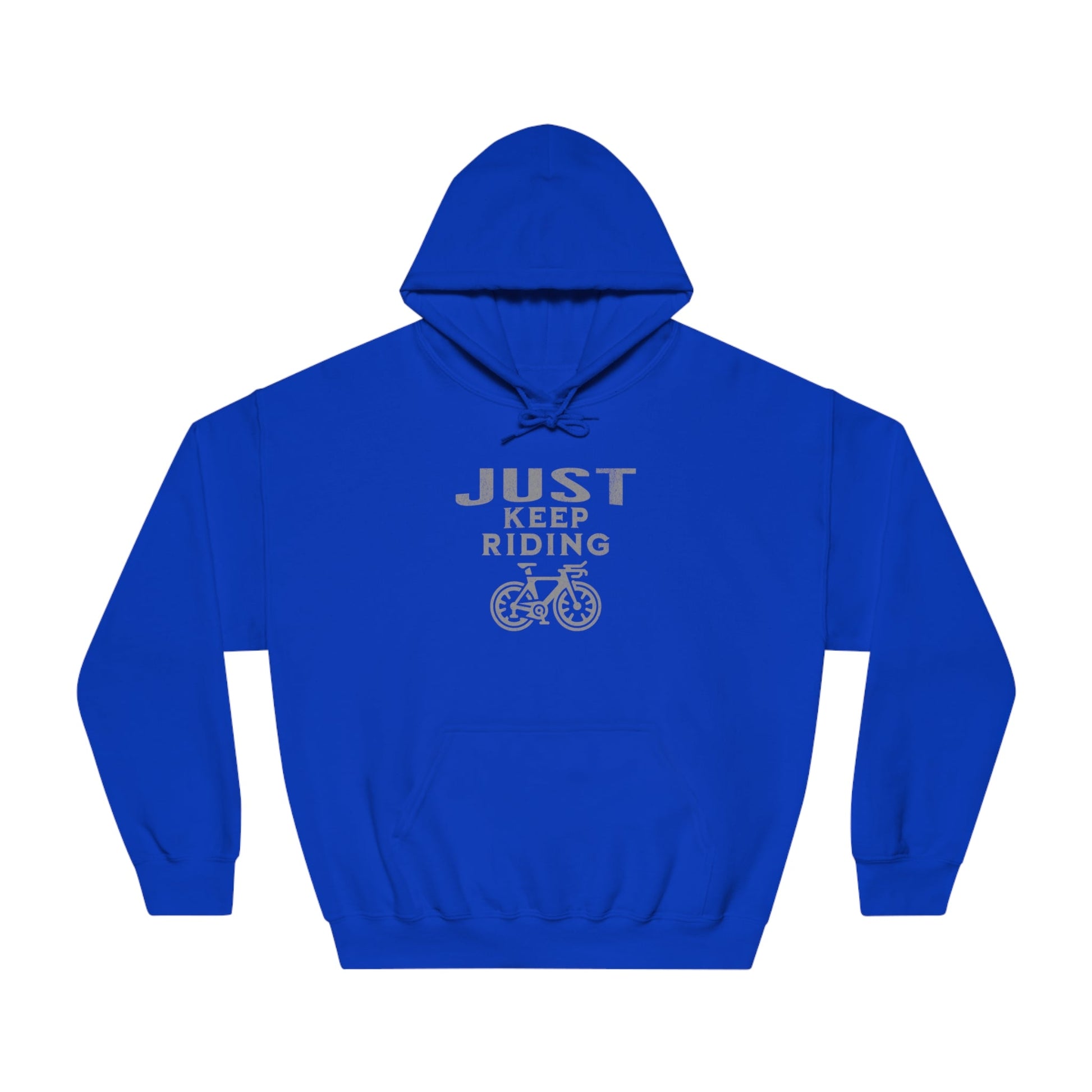 Cycling - Just Keep Moving (Grey print) Hoodie - Unisex - Forward Gear Athletics