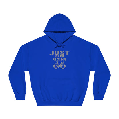 Cycling - Just Keep Moving (Grey print) Hoodie - Unisex - Forward Gear Athletics