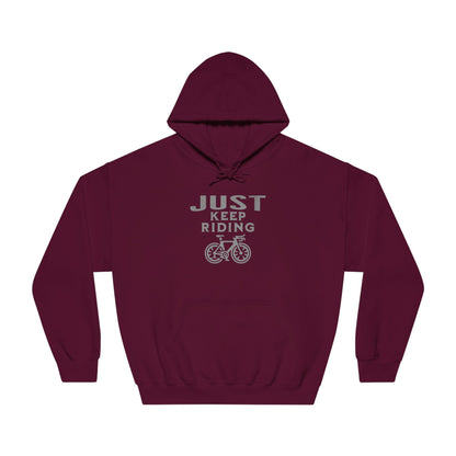 Cycling - Just Keep Moving (Grey print) Hoodie - Unisex - Forward Gear Athletics