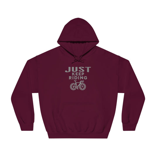 Cycling - Just Keep Moving (Grey print) Hoodie - Unisex - Forward Gear Athletics