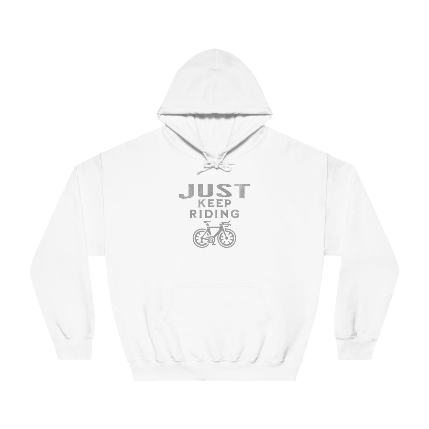 Cycling - Just Keep Moving (Grey print) Hoodie - Unisex - Forward Gear Athletics