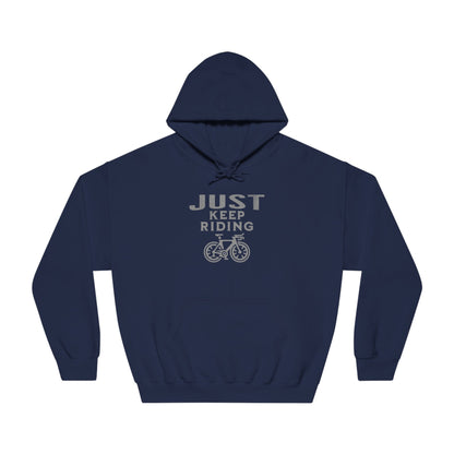 Cycling - Just Keep Moving (Grey print) Hoodie - Unisex - Forward Gear Athletics