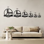 Customizable Female Runner - Metal Die-Cut Wall Art