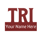 Custom Name - TRI - Die-Cut Metal Sign