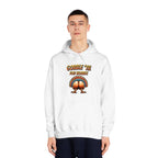 Gobble Till You Wobble - Turkey Behind - Unisex DryBlend® Hooded Sweatshirt - Forward Gear Athletics