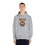 Gobble Till You Wobble - Turkey Behind - Unisex DryBlend® Hooded Sweatshirt - Forward Gear Athletics