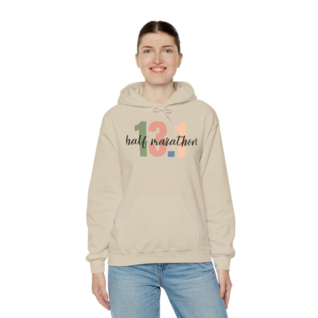 Half Marathon 13.1 - Unisex Heavy Blend Hooded Sweatshirt - Forward Gear Athletics