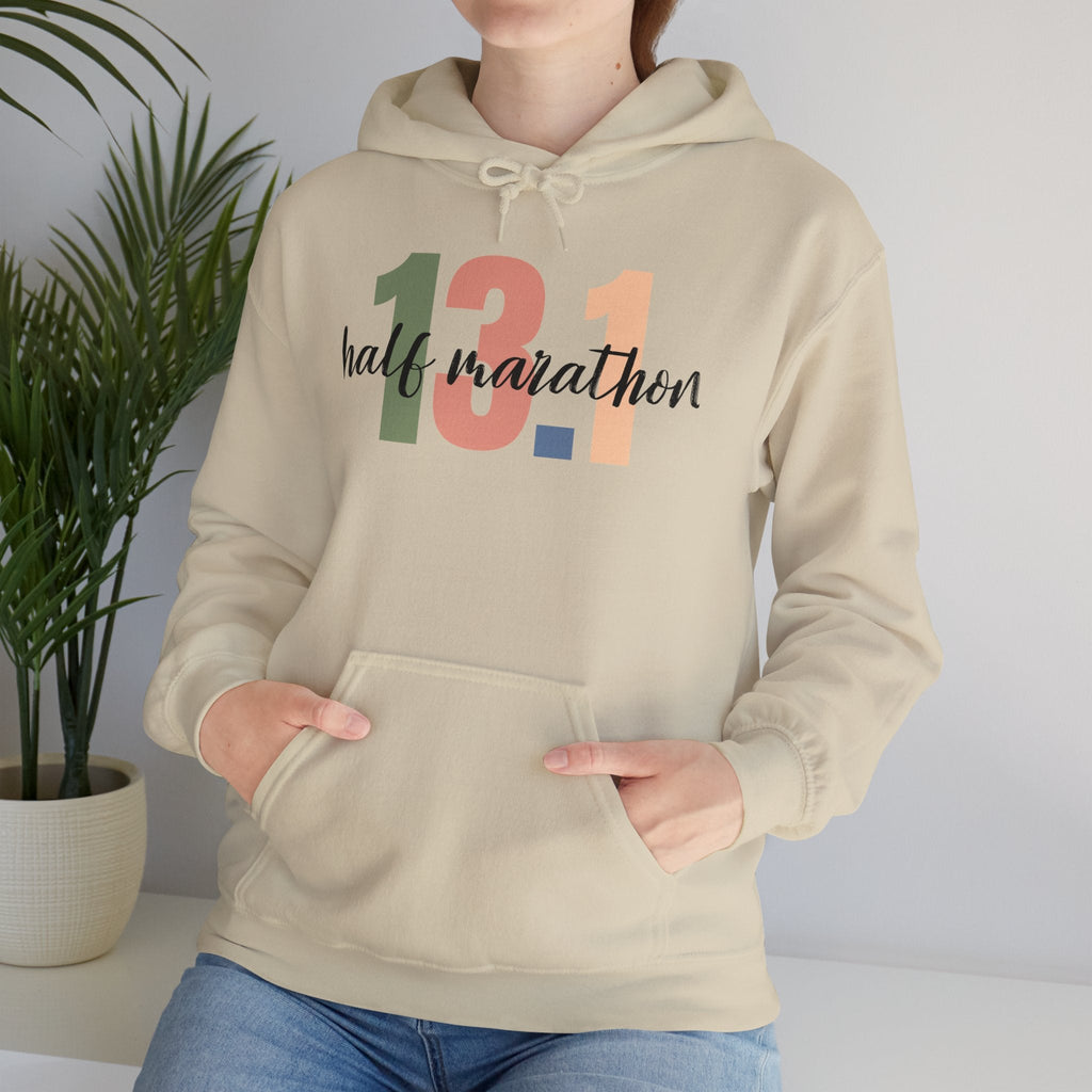 Half Marathon 13.1 - Unisex Heavy Blend Hooded Sweatshirt - Forward Gear Athletics