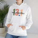 Half Marathon 13.1 - Unisex Heavy Blend Hooded Sweatshirt - Forward Gear Athletics