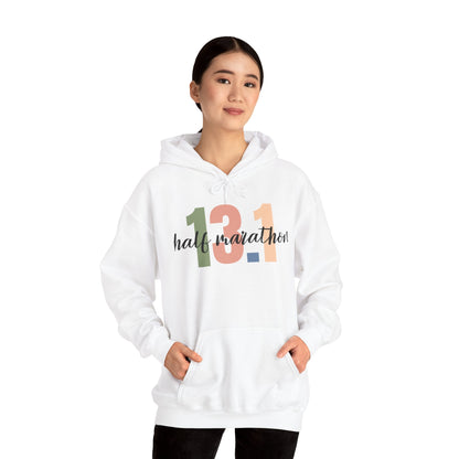 Half Marathon 13.1 - Unisex Heavy Blend Hooded Sweatshirt - Forward Gear Athletics