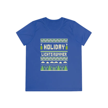 Holiday Lights Runner - Ladies Competitor Tee - Forward Gear Athletics