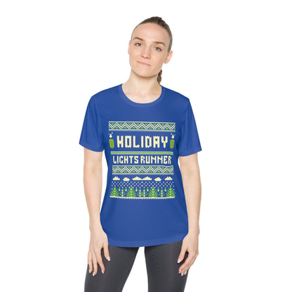 Holiday Lights Runner - Ladies Competitor Tee - Forward Gear Athletics