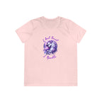I Don't Sweat I Sparkle - Purple Unicorn - Ladies Competitor Tee - Forward Gear Athletics
