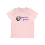 I Don't Sweat I Sparkle - Rainbow Unicorn - Ladies Competitor Tee - Forward Gear Athletics