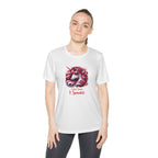 I Don't Sweat I Sparkle - Red Unicorn - Ladies Competitor Tee - Forward Gear Athletics
