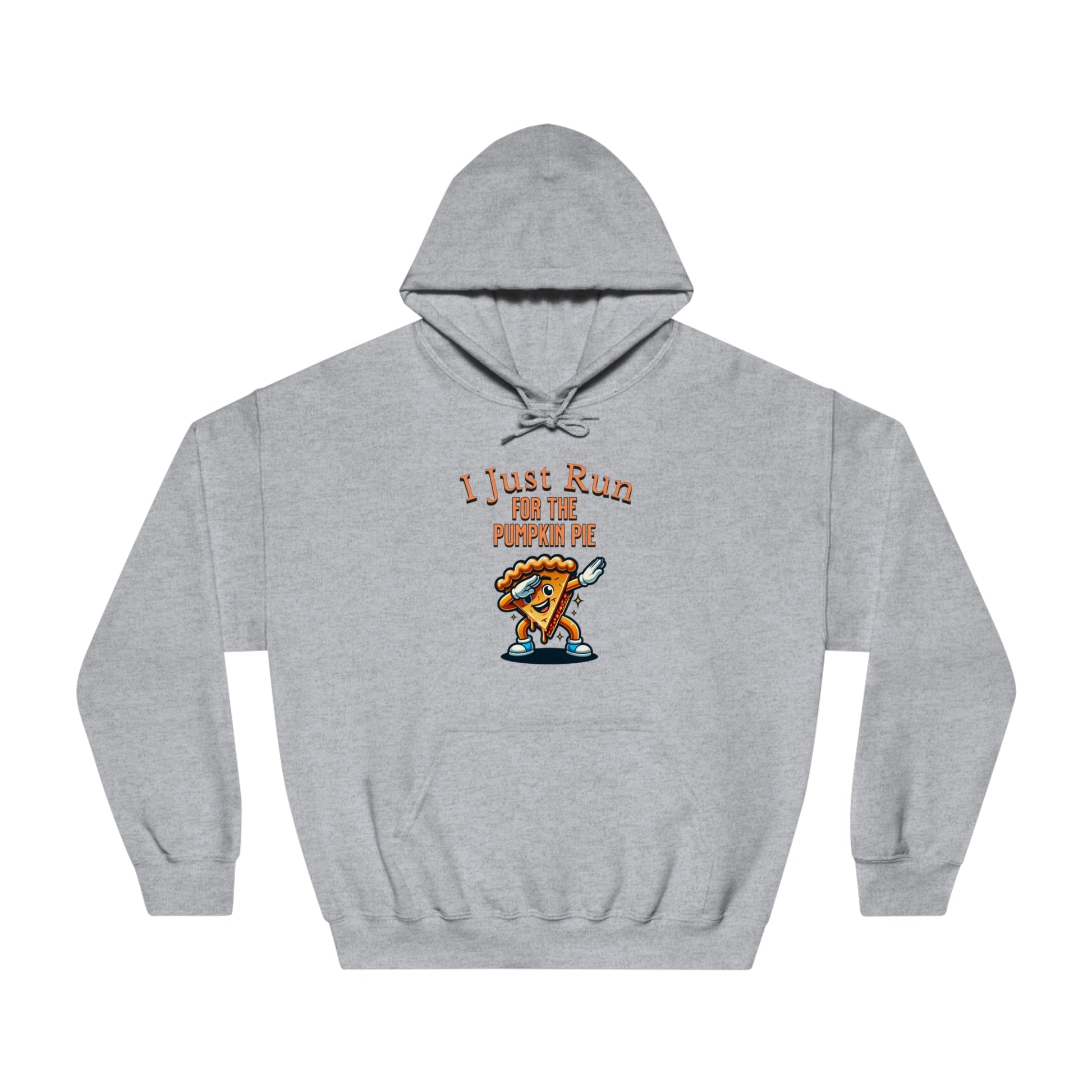 I Just Run for the Pumpkin Pie - Dabbing Pie - Unisex DryBlend® Hooded Sweatshirt - Forward Gear Athletics