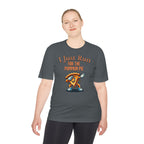 I Just Run for the Pumpkin Pie - Dabbing Pie - Unisex Moisture Wicking Tee - Forward Gear Athletics